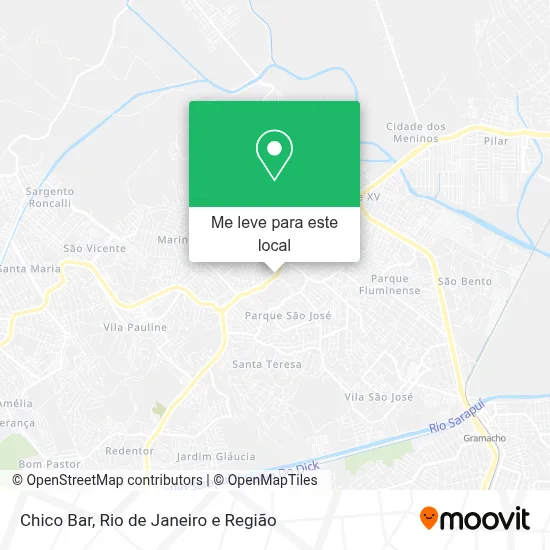 Chico Bar mapa