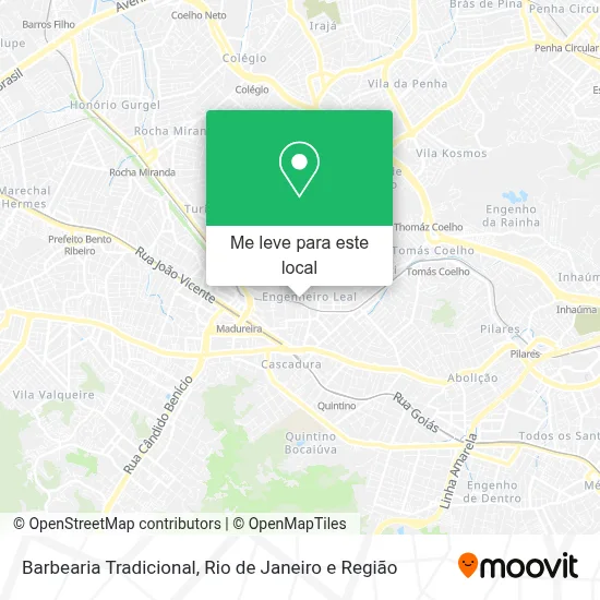 Barbearia Tradicional mapa