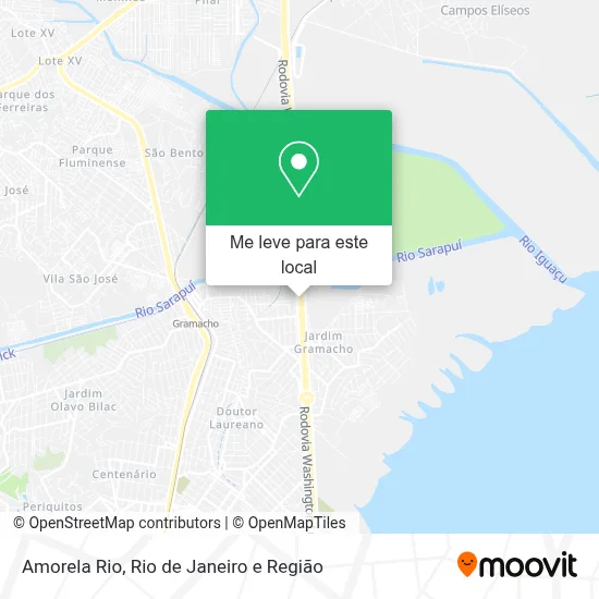 Amorela Rio mapa