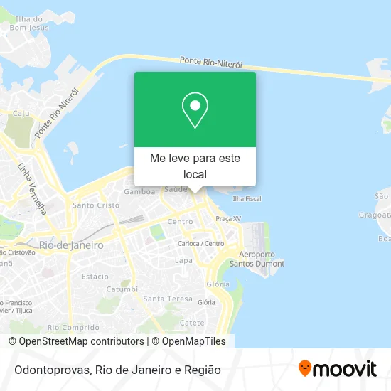 Odontoprovas mapa