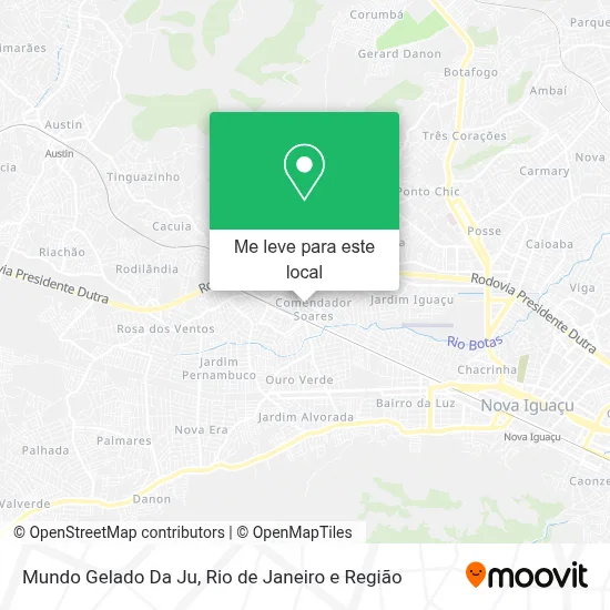 Mundo Gelado Da Ju mapa