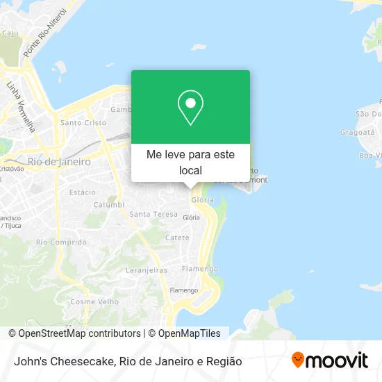 John's Cheesecake mapa