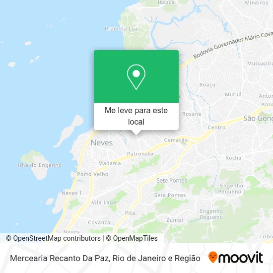 Mercearia Recanto Da Paz mapa