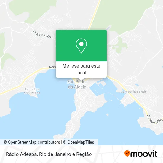 Rádio Adespa mapa