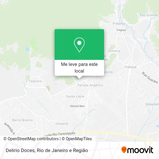 Delirio Doces mapa