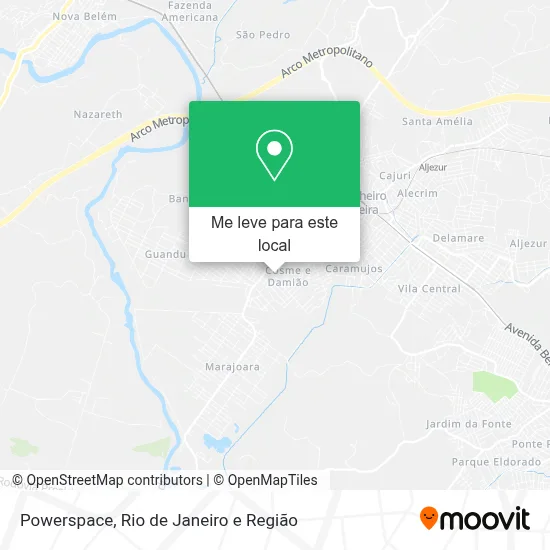 Powerspace mapa
