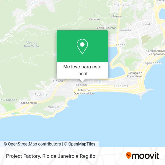 Project Factory mapa