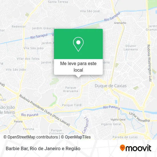 Barbie Bar mapa