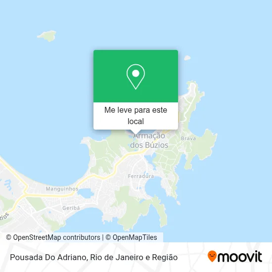 Pousada Do Adriano mapa