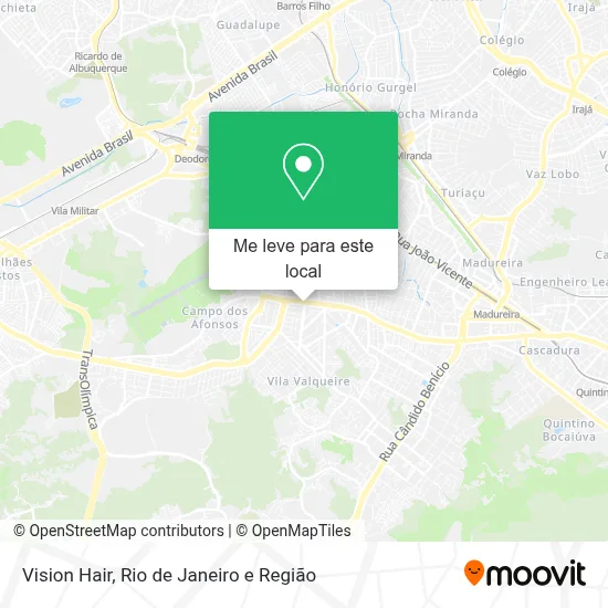 Vision Hair mapa