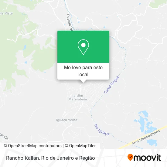 Rancho Kallan mapa