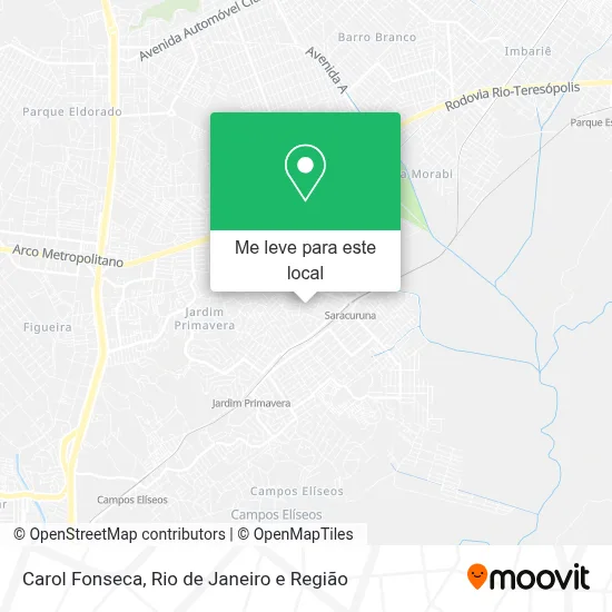 Carol Fonseca mapa