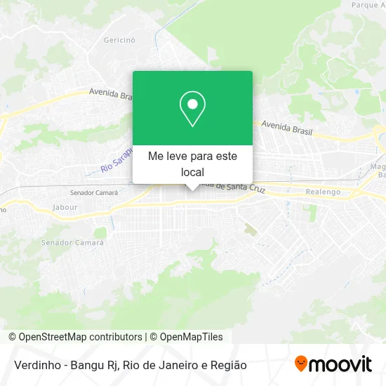 Verdinho - Bangu Rj mapa