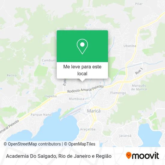 Academia Do Salgado mapa