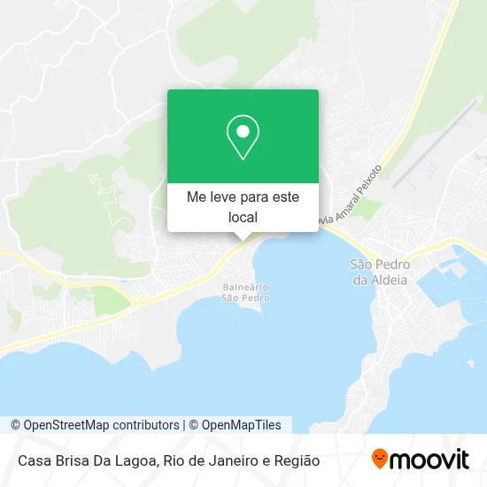 Casa Brisa Da Lagoa mapa