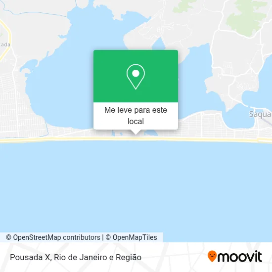 Pousada X mapa