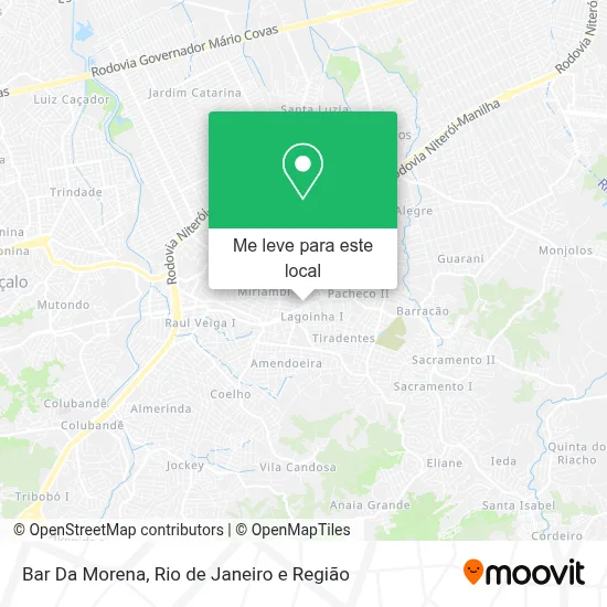 Bar Da Morena mapa