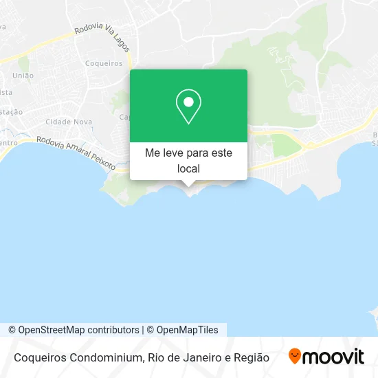 Coqueiros Condominium mapa