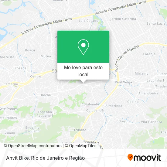 Anvit Bike mapa