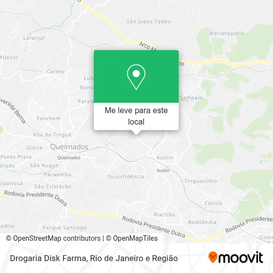 Drogaria Disk Farma mapa