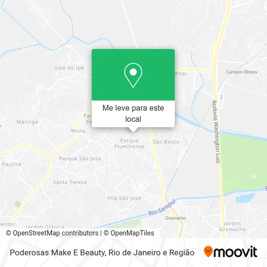 Poderosas Make E Beauty mapa