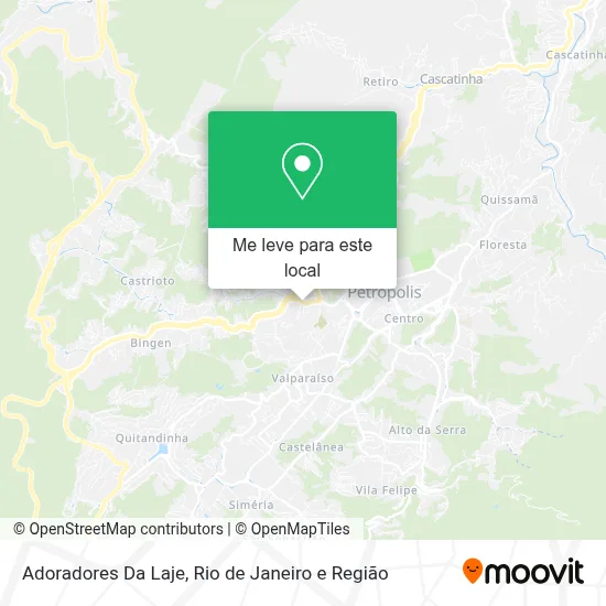Adoradores Da Laje mapa