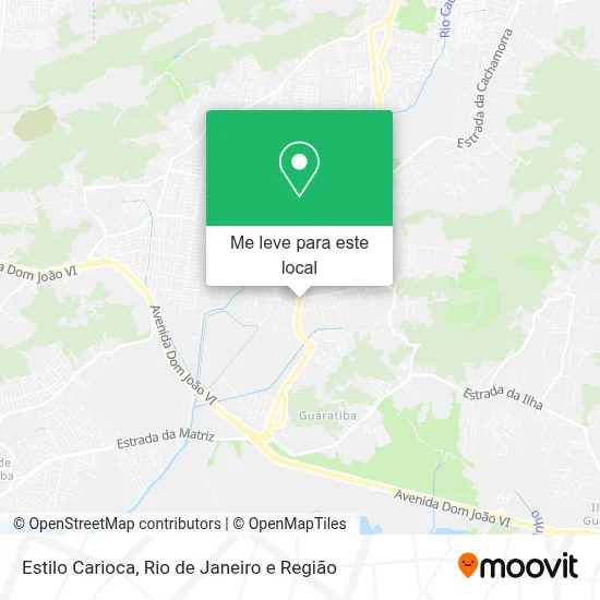 Estilo Carioca mapa