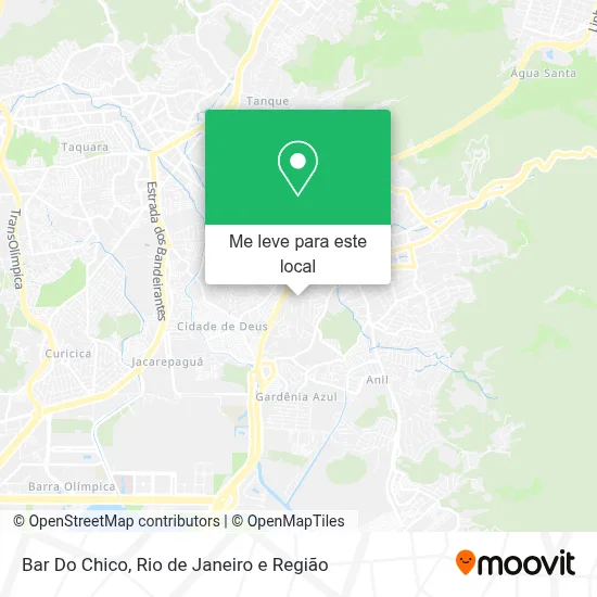 Bar Do Chico mapa