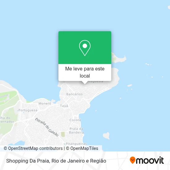 Shopping Da Praia mapa
