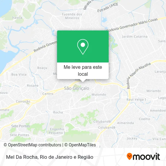 Mel Da Rocha mapa
