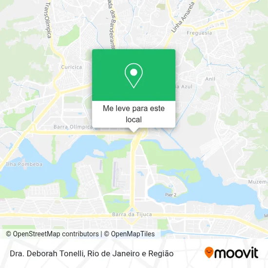 Dra. Deborah Tonelli mapa