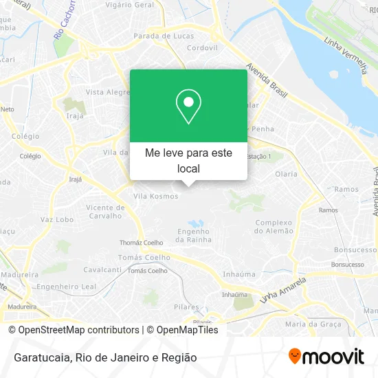 Garatucaia mapa