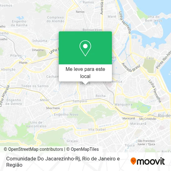 Comunidade Do Jacarezinho-Rj mapa