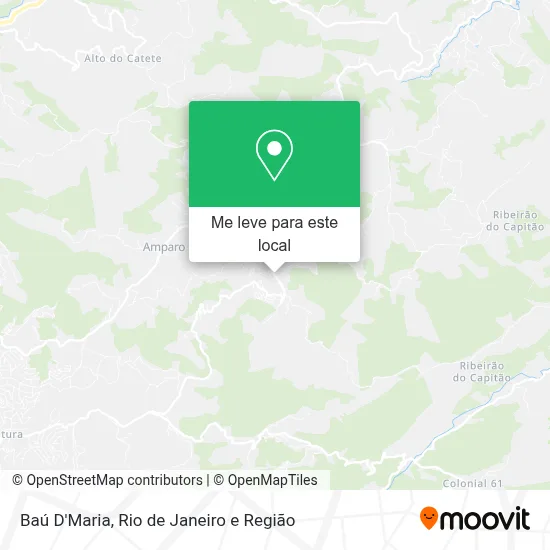 Baú D'Maria mapa