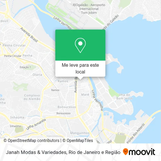 Janah Modas & Variedades mapa