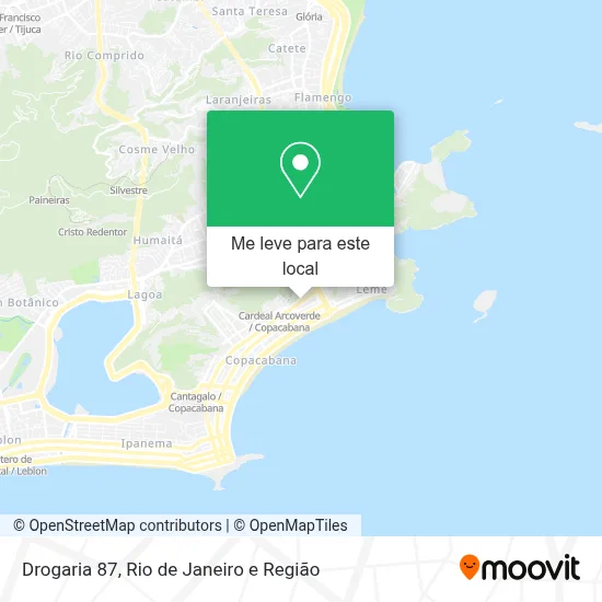 Drogaria 87 mapa