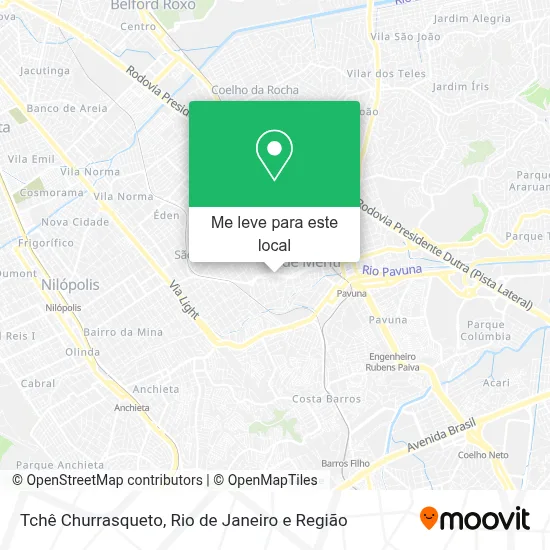 Tchê Churrasqueto mapa