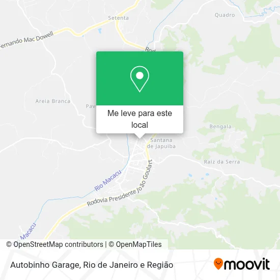 Autobinho Garage mapa