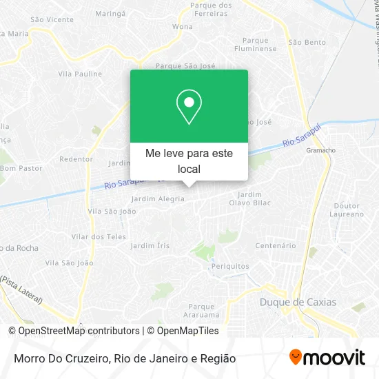 Morro Do Cruzeiro mapa