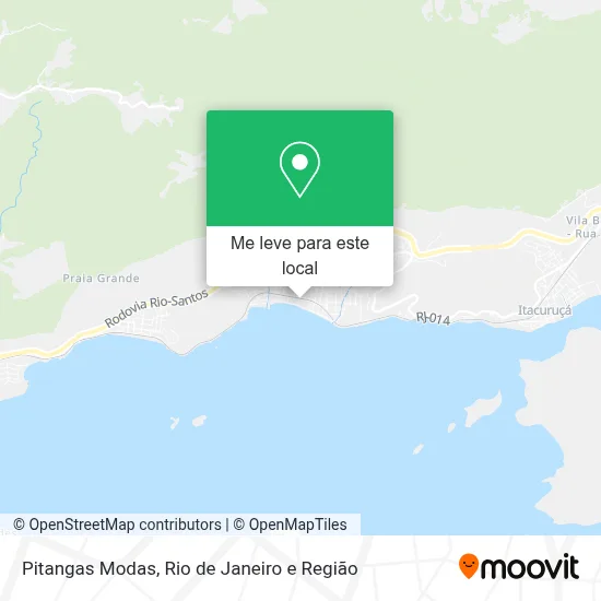 Pitangas Modas mapa