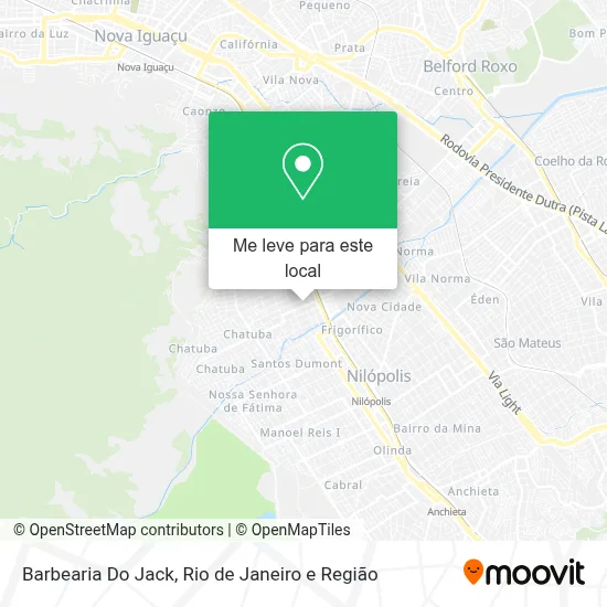 Barbearia Do Jack mapa