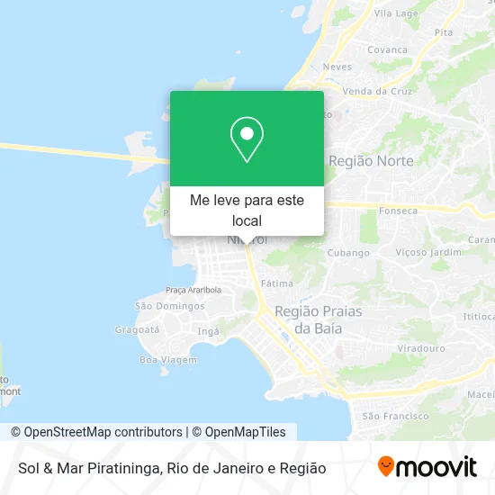 Sol & Mar Piratininga mapa