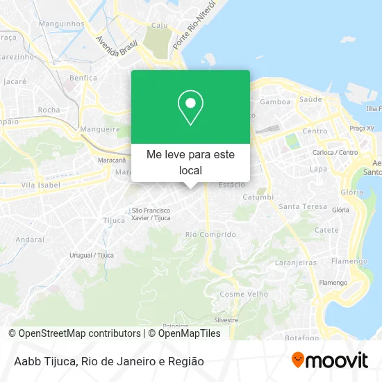 Aabb Tijuca mapa