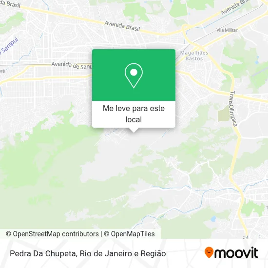 Pedra Da Chupeta mapa