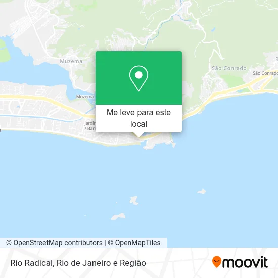 Rio Radical mapa
