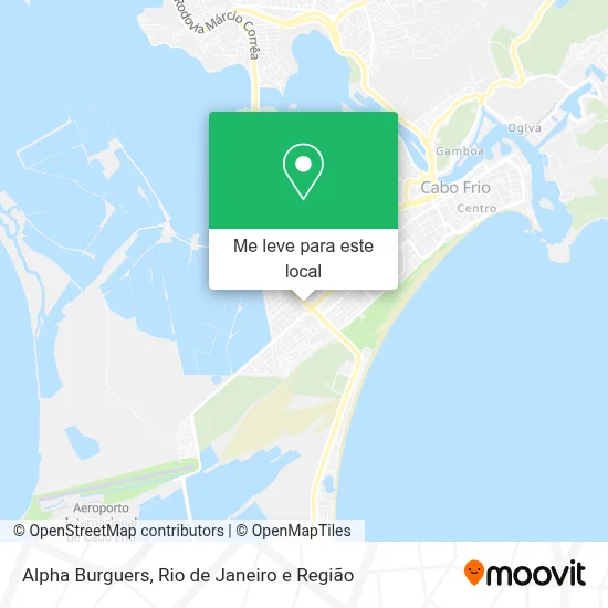 Alpha Burguers mapa