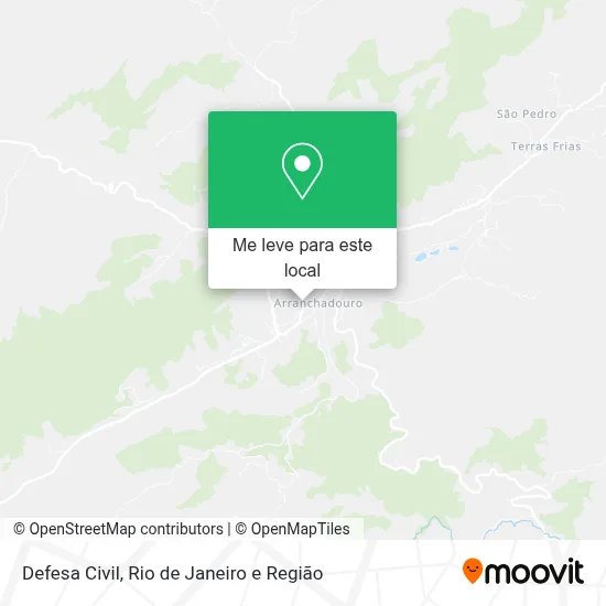 Defesa Civil mapa