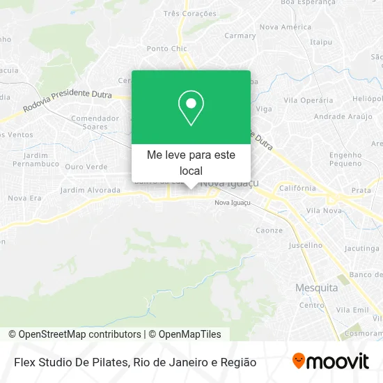 Flex Studio De Pilates mapa