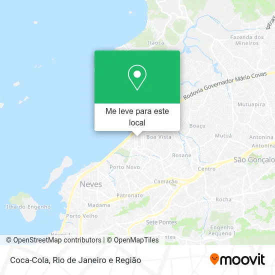 Coca-Cola mapa