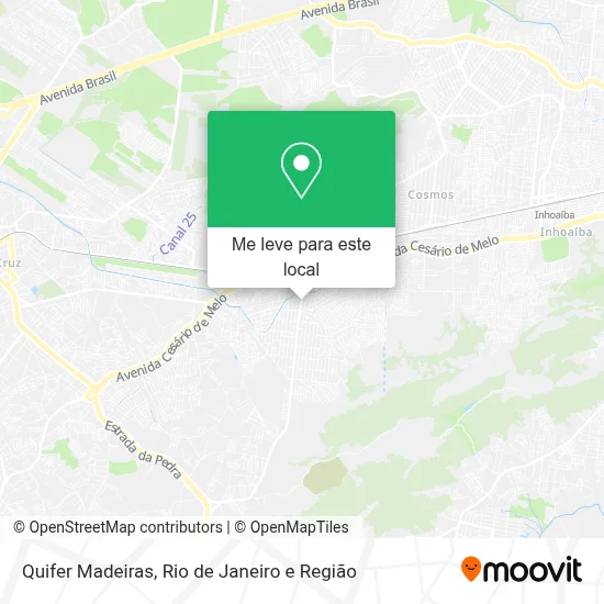 Quifer Madeiras mapa
